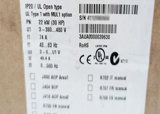 Acs310-03e-48a4-4 Drive 3AUA0000039638 4A IP20 εναλλασσόμενου ρεύματος χαμηλής τάσης