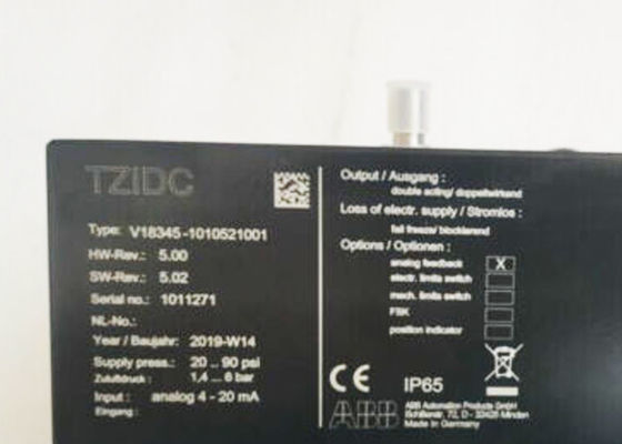 ΗΛΕΚΤΡΟ ΠΝΕΥΜΑΤΙΚΌ POSITIONER TZIDC 1/2-14 NPT V18345-1010521001 ABB