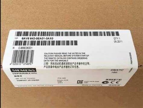 SIEMENS 6AV6642-0EA01-3AX0 τριανταδυάμπιτα 520 MHZ 128 M-byte 32 ενσωματωμένη KB λάμψη S7