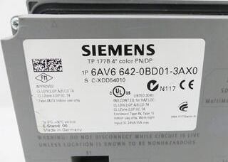 SIEMENS 6AV6642-0EA01-3AX0 τριανταδυάμπιτα 520 MHZ 128 M-byte 32 ενσωματωμένη KB λάμψη S7