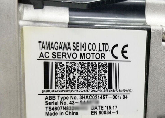 3HAC021457-001 περιστροφικές εφεδρείες ρομποτικής μηχανών εναλλασσόμενου ρεύματος M43 235W 0.5Nm