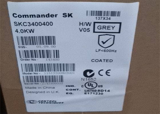 4.0KW ΜΕΤΑΒΛΗΤΌΣ ΑΝΑΣΤΡΟΦΈΑΣ 3PH 400V DRIVE ΕΝΑΛΛΑΣΣΌΜΕΝΟΥ ΡΕΎΜΑΤΟΣ ΔΙΟΙΚΗΤΩΝ SKC3400400 ΤΕΧΝΙΚΩΝ ΕΛΕΓΧΟΥ ΤΟΥ EMERSON