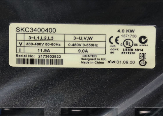 4.0KW ΜΕΤΑΒΛΗΤΌΣ ΑΝΑΣΤΡΟΦΈΑΣ 3PH 400V DRIVE ΕΝΑΛΛΑΣΣΌΜΕΝΟΥ ΡΕΎΜΑΤΟΣ ΔΙΟΙΚΗΤΩΝ SKC3400400 ΤΕΧΝΙΚΩΝ ΕΛΕΓΧΟΥ ΤΟΥ EMERSON