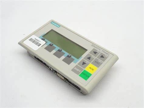 6AV6641-0AA11-0AX0 SIEMENS SIMATIC Πίνακας χειριστή OP 73 3 LC Εμφάνιση γραφικών