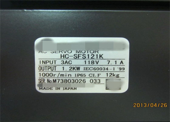 MITSUBISHI Melservo HC-SFS σειρά HC-SFS121 Κινητήρας μέσης αδρανείας ισχύος HC-SFS121K Ιαπωνία