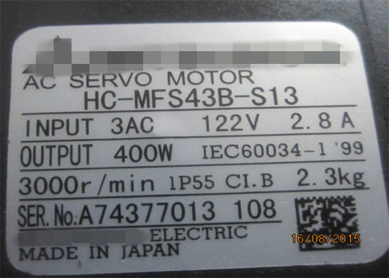 Βιομηχανική δύναμη hc-mfs43b-S13 400KW σερβο μηχανών hc-mfs43-S13 εναλλασσόμενου ρεύματος της MITSUBISHI