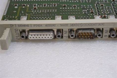 6ES5242-1AA32 SIEMENS SIMATIC S5, IP 242A αντιμετωπίζει την ενότητα για την ανίχνευση και την προεπεξεργασία