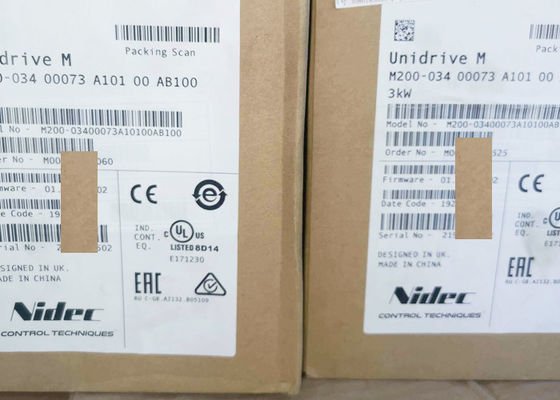 Το εναλλασσόμενο ρεύμα M200-03400073A Unidrive M200 3-Phase 50/60Hz που εισάγεται νέο