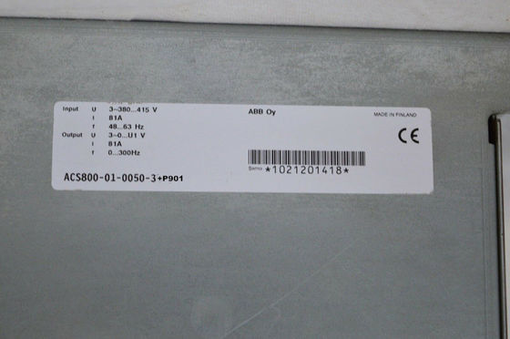 ABB ACS800-01-0025-3 22kW 44A Μετατροπέας συχνοτήτων 26 kg + 24 V παροχή συνεχούς ενέργειας
