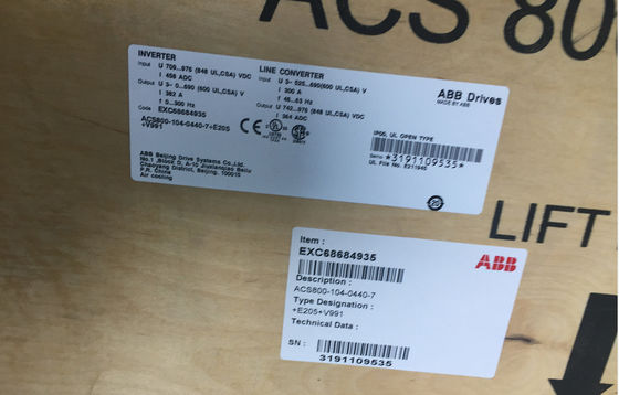 ABB ACS800-104-0050-3+Q950 690V 50 KVA Μετατροπέας συχνοτήτων Μετατροπέας 400V