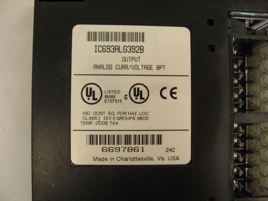 IC693ALG392 GE Fanuc Οκτώ μονοδιάστατα κανάλια εξόδου που παρέχουν μονάδα 0 έως +10 Volt