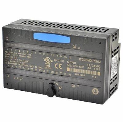 GE IC200MDL730 24 VDC θετική λογική 2,0A ανά σημείο w/ESCP, προστασία από βραχυκύκλωμα 8 σημείων