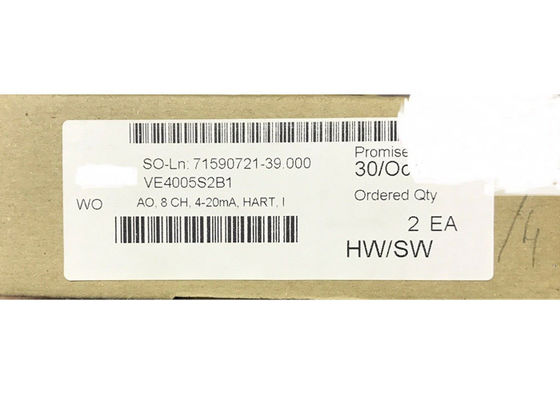 ΕΜΕΡΣΟΝ DELTAV Αναλογική έξοδος κάρτα VE4005S2B1 KJ3221X1-BA1 8 CH 4-20 mA, HART NEW