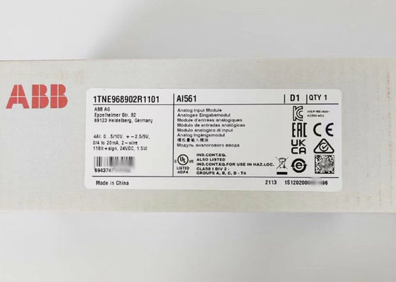 ΑΙ561 1TNE968902R1101 Αναλογική μονάδα εισόδου AC500-ECo Μονάδα I/O PLC