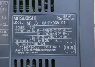 Της Mitsubishi Electric 100W σερβο Drive εναλλασσόμενου ρεύματος ενισχυτών κ.-j3-10a-RX035T042 170V βιομηχανικό στο απόθεμα