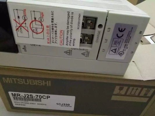 ΝΕΟ Mitsubishi 750W Βιομηχανική AC Servo Motor Drive MR-J2S-70CP Τρεις φάσεις ενισχυτής
