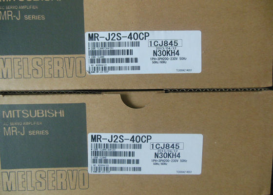 Mitsubishi Γενική χρήση AC Servo MR-J2S-40CP Βιομηχανικός κινητήρας AC 400W ενισχυτής