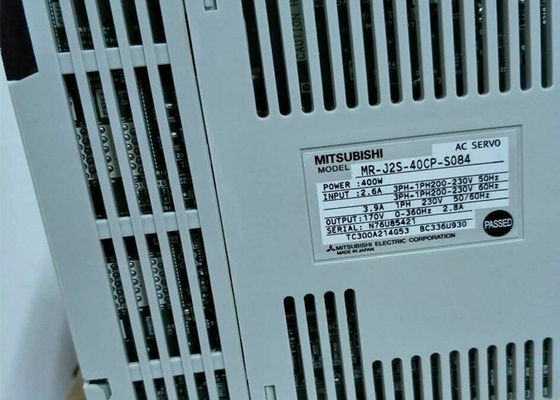 Mitsubishi Γενική χρήση AC Servo MR-J2S-40CP Βιομηχανικός κινητήρας AC 400W ενισχυτής