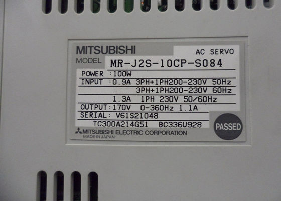 ΜΙΤΣΥΒΙΣΙ Σειριακός ελεγκτής σέρβο MR-J2S-10CP-S084 3 φάσης βιομηχανικός ελεγκτής σέρβο κινητήρα