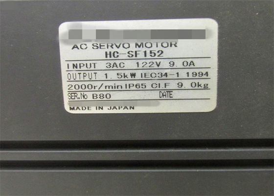 1.5Kw 3 Φάσης Σερβοκινητήρας, MITSUBISHI AC Strong Servo Motor HC-SF152 HC-SF152K