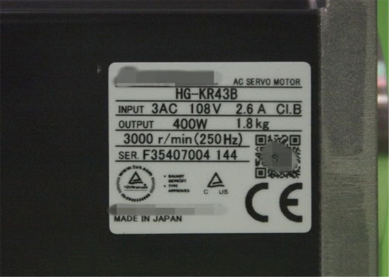 Νέο πρωτότυπο Mitsubishi HG-KR43B HG-KR43 AC Servo Motor J4 σειρά 400W φρένο