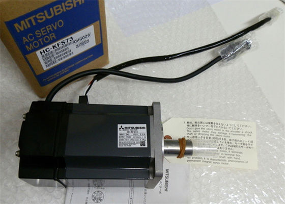 Χαμηλή αδράνεια 750W Τρεις φάσεις AC Servo Motor Mitsubishi HC-KFS73 / KFS73B Κανονικό μοντέλο