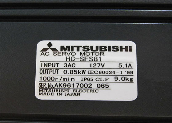 Η Mitsubishi Industrial Motor HC-SFS81 / HC-SFS81B AC σερβοκινητήρας 0,85kw IN STOCK