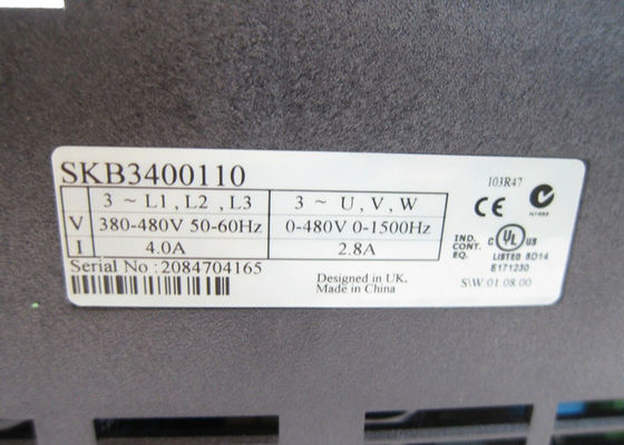 ΤΕΧΝΙΚΕΣ ΚΟΝΤΡΟΛΙΣΜΟΥ Διοικητής SKB3400110 1.1kW 2.8A 380 - 480VAC Δρόμος μεταβλητής συχνότητας