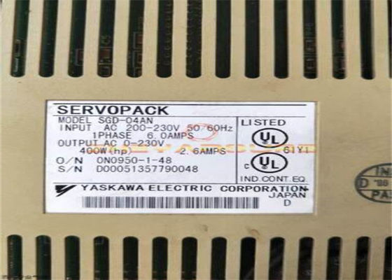 Η Yaskawa SGD-04AN 100V AC Servo Drive είναι ολοκαίνουργια στο αρχικό κουτί.