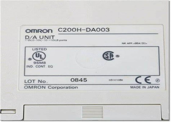 ΟΜΡΟΝ C200H-DA003 D/A Αναλογική μονάδα εξόδου 1-5V, 0-10V, -10-+10V, 8 θύρες