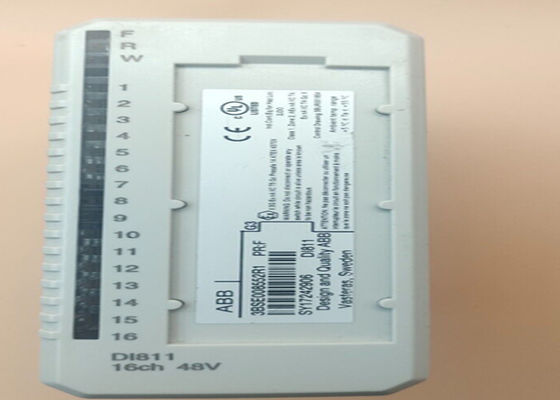 ΑΜΒ DI811 3BSE008552R1 Ψηφιακή μονάδα I O για 48V με 16 κανάλια και δείκτες LED