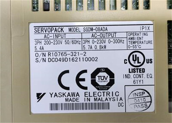Ετικέτα Yaskawa SGDM-08ADA Νέος AC Servo ενισχυτής στο αρχικό κουτί