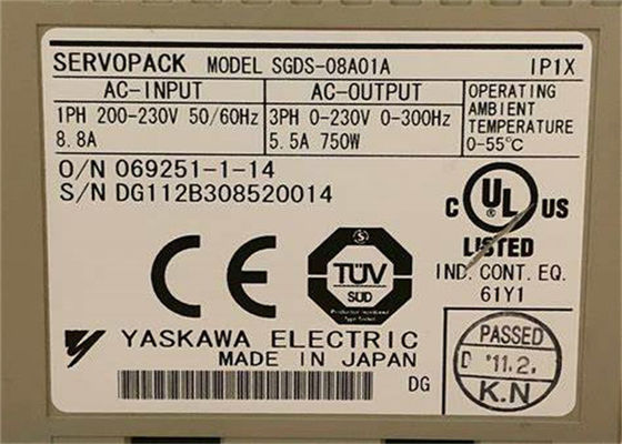 Καινούργιο Yaskawa SGDS-08A01A Σερβο ενισχυτής Servopack 750W 230V
