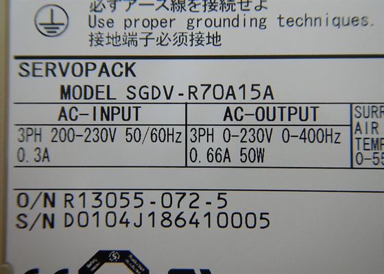 SGDV-R70A15A 200V Yaskawa Νέος AC σερβο ενισχυτής στο αρχικό κουτί
