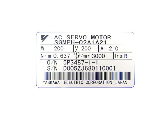 Yaskawa SGMPH-02A1A21 Βιομηχανικός κινητήρας εξυπηρέτησης