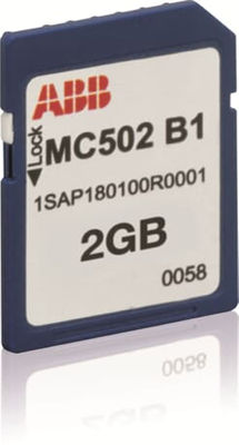 ΑΜΒ MC502 1SAP180100R0001 AC500 SD κάρτα μνήμης Διανεμημένα PLC αυτοματισμού