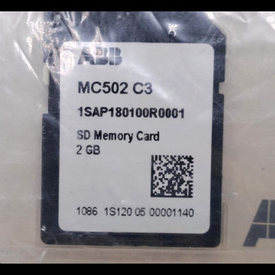 ΑΜΒ MC502 1SAP180100R0001 AC500 SD κάρτα μνήμης Διανεμημένα PLC αυτοματισμού