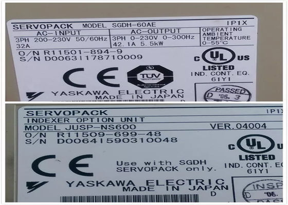 Η Yaskawa Sigma SGDH-60AE AC Servo Drives αρχικό κουτί ολοκαίνουργιο