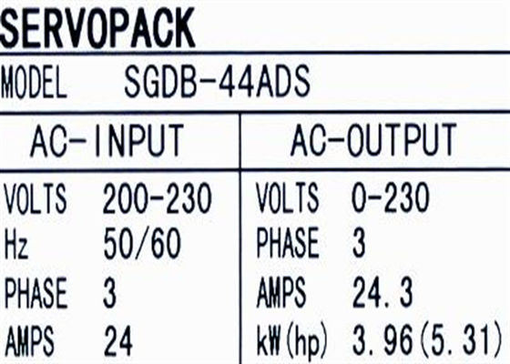SGDB-44ADS Yaskawa Βιομηχανική Servo Drive ολοκαίνουργια πρωτότυπη