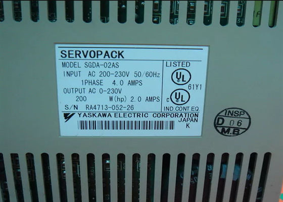 230V AC Σερβο ενισχυτής Yaskawa SGDA-02AS Νέο στο αρχικό κουτί