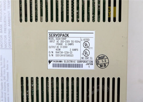 SGDA-04AP Yaskawa Servo Drives ολοκαίνουργια σε αρχικό κουτί 200V