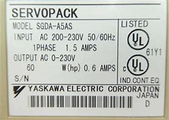 Υπηρετικός ενισχυτής Yaskawa SGDA-A5AS 230V