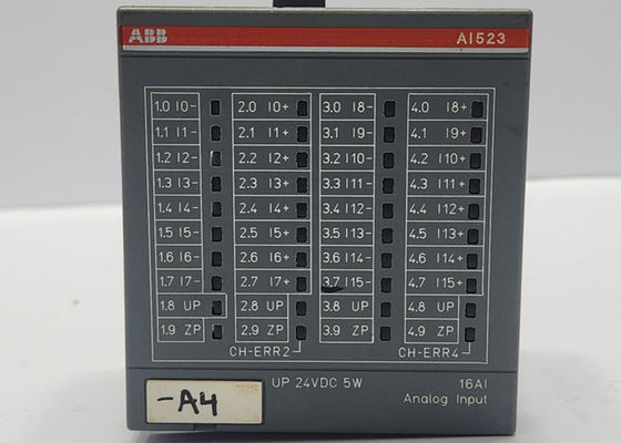 ABB AI523 1SAP250300R0001 AI523: S500 Αναλογική μονάδα εισόδου 16 AI: U, I, RTD, DI. 13Bit incl. σήμα 1-σύρμα