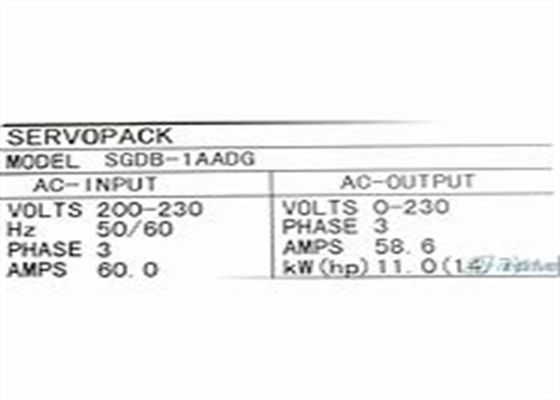 Η Yaskawa SGDB-1AADG SGDB Series Servo Drives Νέα πρωτότυπη σε κουτί