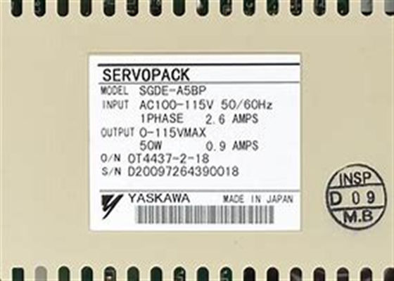 Yasakwa ολοκαίνουργια βιομηχανικά servo drives SGDE-A5BP Original