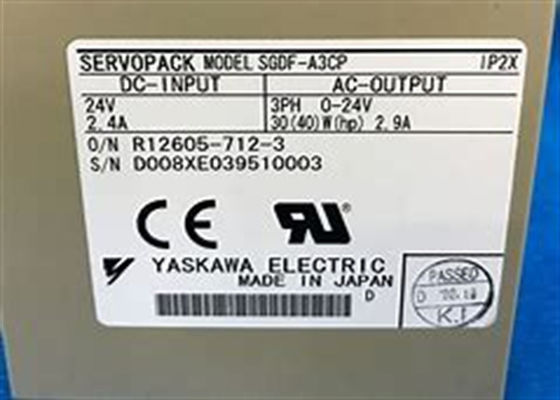 Ετικέτα Yaskawa SGDF-A3CP 24V AC Servo Drives Νέο πρωτότυπο σε κουτί
