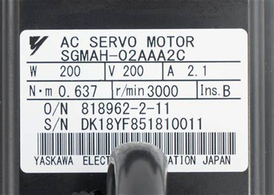 Η Yaskawa SGMAH-02AAA2C Βιομηχανικός κινητήρας σερβο, ολοκαίνουργιος σε κουτί.
