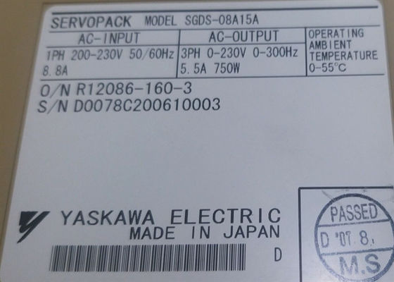 SGDS-08A15A Yaskawa Servo Drives ολοκαίνουργια στο αρχικό κουτί 0,75kw