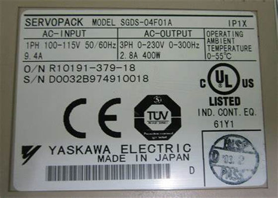 Γιαπωνέζικη μάρκα Yaskawa SGDS-04F01A Νέοι Servo Drive στο αρχικό κουτί