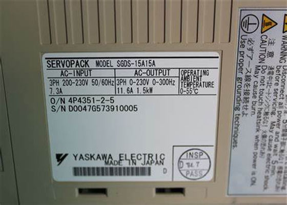 Ιαπωνία Yaskawa SGDS-15A15A Servo Drives ολοκαίνουργια στο αρχικό κουτί